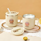 WORTHBUY Capybara Kids Water Cup 316 Stainless Steel Straw Mug