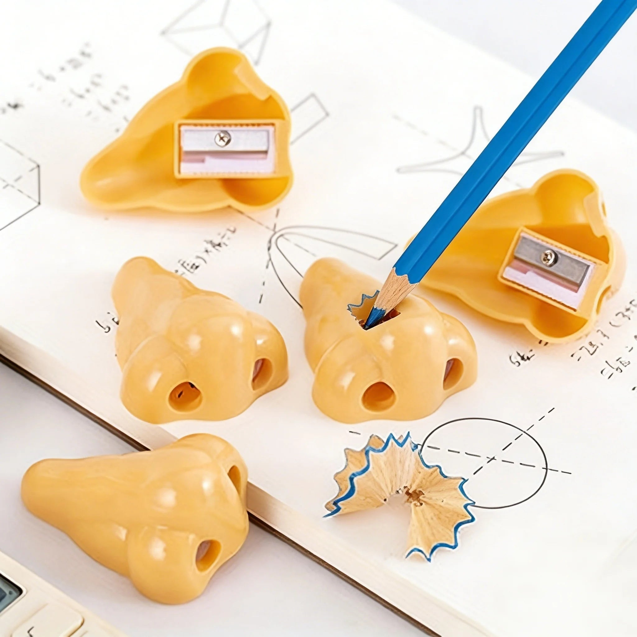 Nose-Shaped Pencil Sharpener Funny Prank Big Nose Tool Main image