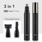 Rechargeable Nose Hair Trimmer for Men – Portable Facial Grooming Tool