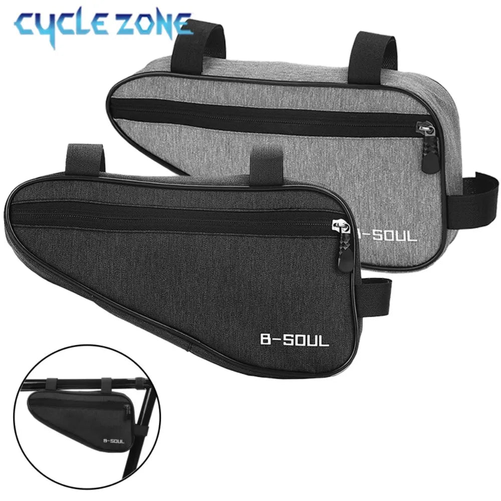 Bicycle Triangle Frame Bag MTB Waterproof Front Tube Storage Pouch Secondary image