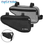 Bicycle Triangle Frame Bag MTB Waterproof Front Tube Storage Pouch