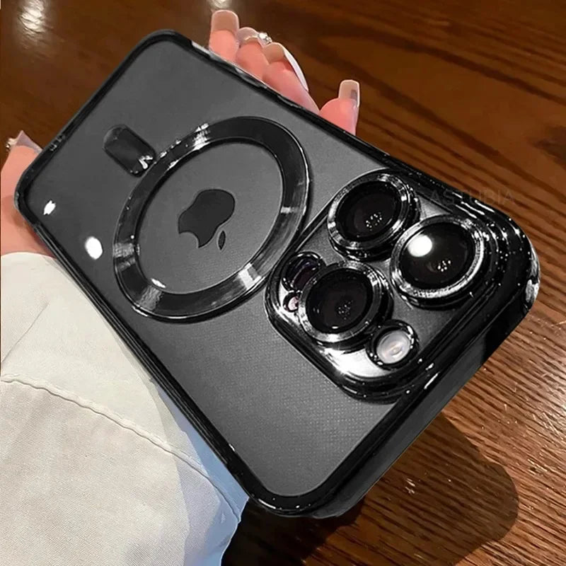 Luxury MagSafe Magnetic Case for iPhone 17 16 15 14 13 12 11 Pro Max