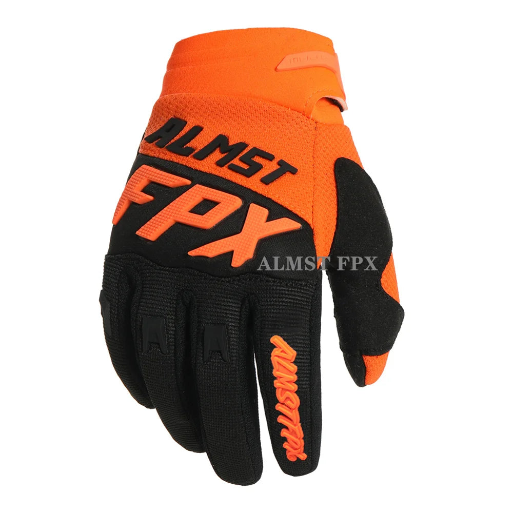 Kids Mountain Bike Gloves Full Finger Boys 6+ Safety Protection Racing