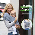 Ergonomic Baby Wrap Sling Carrier Soft Cotton Newborn Carrier 0-36M