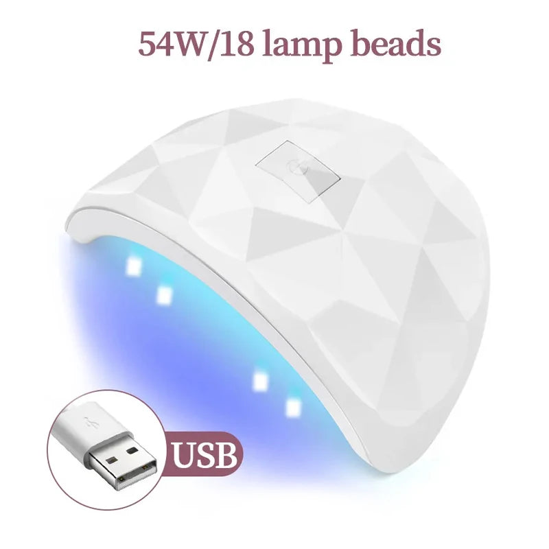 LULAA Nail Dryer Lamp UV LED Gel Nail Polish Curing Lamp