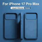Original Liquid Silicone Case for iPhone 17 16 15 14 13 12 11 Pro Max