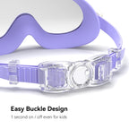 Kids Swimming Goggles Large Frame Anti-Fog Ages 6-15