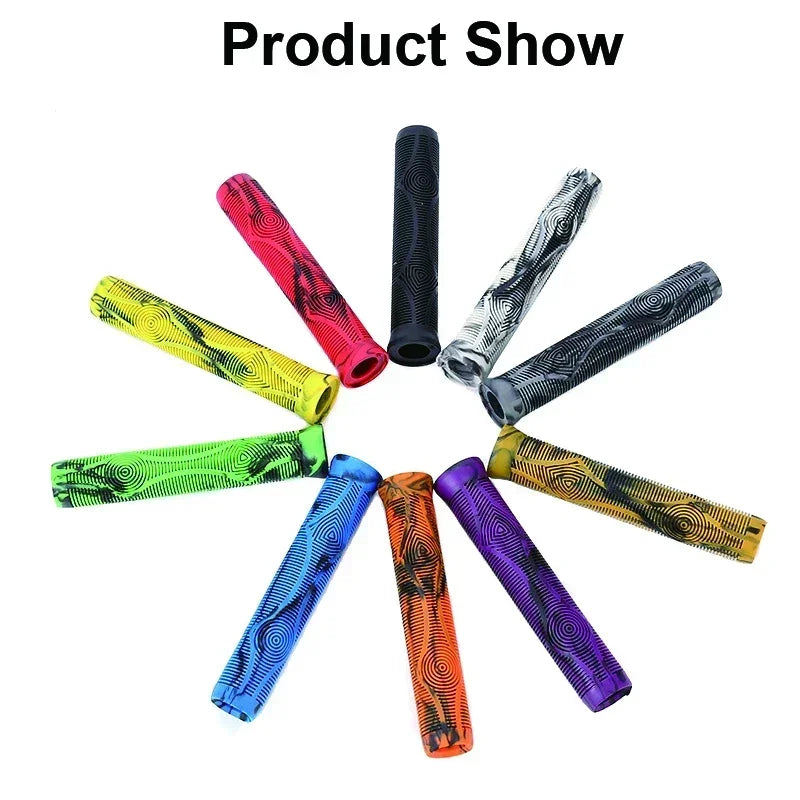 160mm MTB Handlebar Grips Extended Anti-Slip Shockproof Rubber