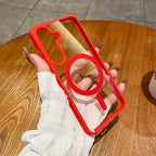 MagSafe Magnetic Clear Case for Samsung Galaxy S22 S23 S24 S25 S26