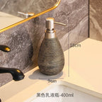 Creative Retro Ceramic Soap Dispenser Pump Bottle for Bathroom & Kitchen
