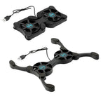 Mini Radiator Cooler Laptop Fan Stand Notebook Foldable Pad