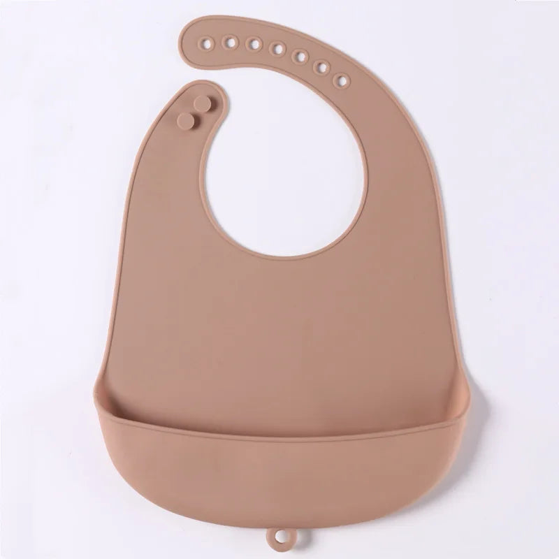 Food Grade Silicone Baby Bibs Waterproof Feeding Bib