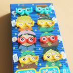 8PCS Cartoon Fruit Fork Picks Kids Bento Snack & Party Accessories