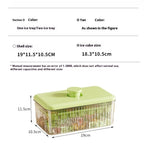 Press-to-Release Ice Cube Tray Large Capacity Food Grade Freezer Mold