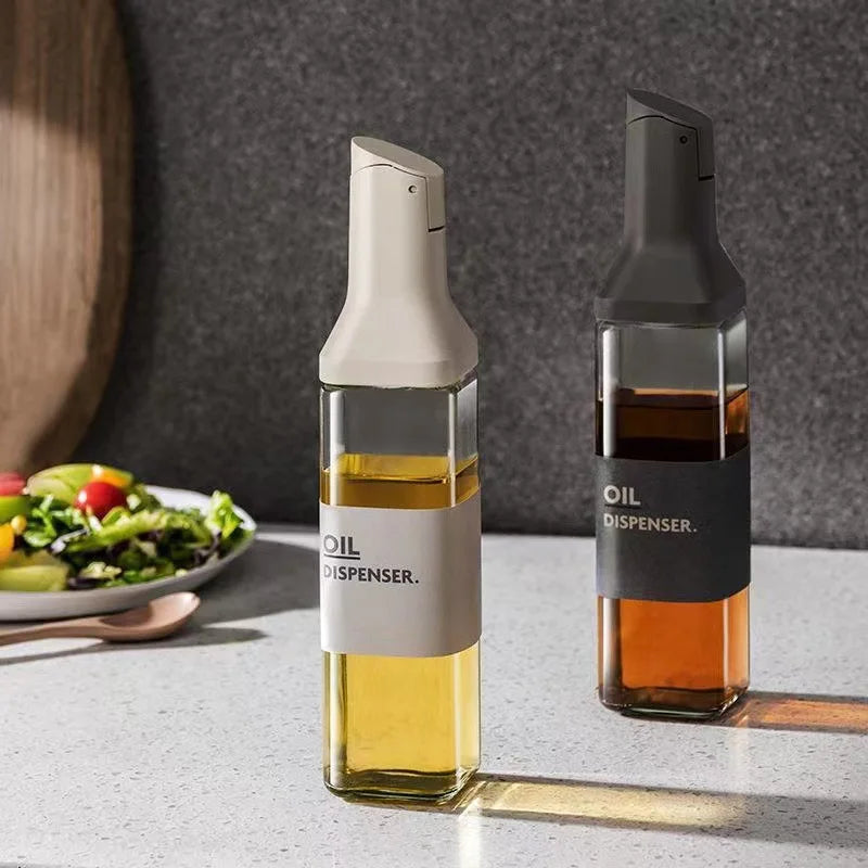 500ML Glass Oil Bottle Leakproof Olive Oil & Condiment Dispenser Container