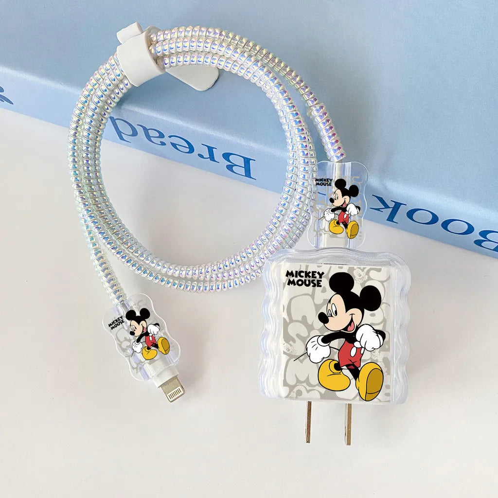 Cute Mickey Charger Protector for iPhone 18W/20W