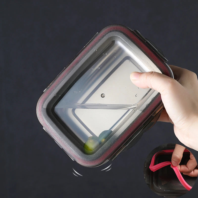 304 Stainless Steel Lunch Box Leakproof Bento Food Storage Travel Box
