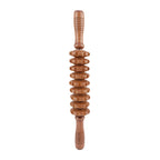 Wooden Therapy Massage Roller Stick for Muscle & Fascia Relief