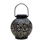 Solar LED Floral Wall Sconce Waterproof Outdoor Projection Garden Light