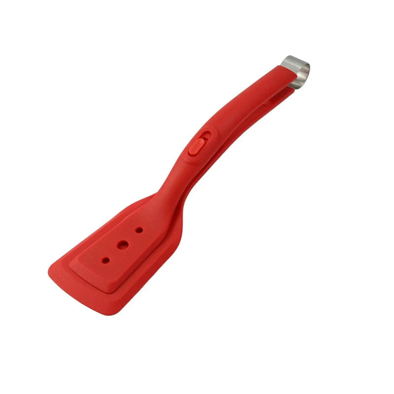 Silicone Kitchen Tongs UK Non-Stick Cooking Turner & BBQ Tool