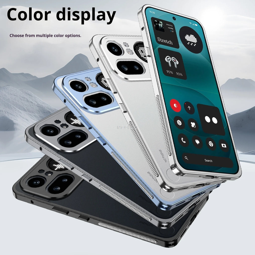 Aluminum Metal Bumper Case for Nothing Phone 4A Pro 3A Pro Lite