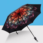 Buy Blue Sky Clouds Folding Umbrella UV Protection Parasol