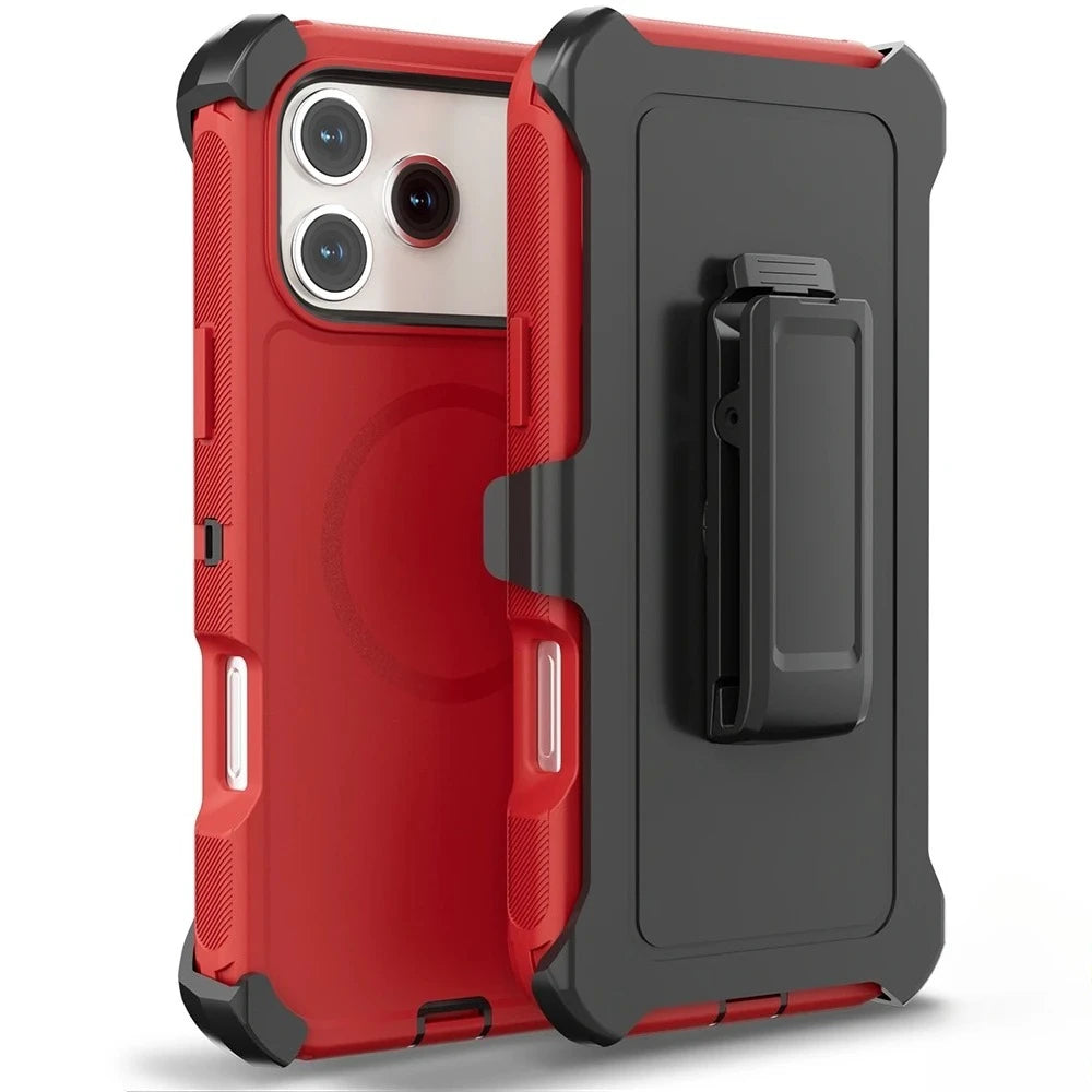 Shockproof iPhone Case – Dual Layer Armour Belt Clip