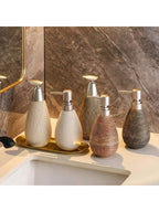 Creative Retro Ceramic Soap Dispenser Pump Bottle for Bathroom & Kitchen