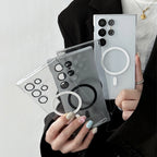 Ultra Slim MagSafe Clear Case for Samsung Galaxy S22 S23 S24 S25 S26