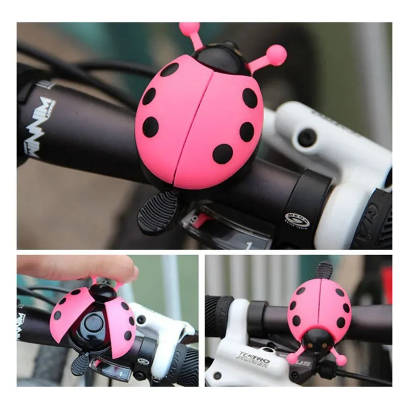 Cartoon Beetle Bicycle Bell Cute Kids Bike Mini Alarm Bell