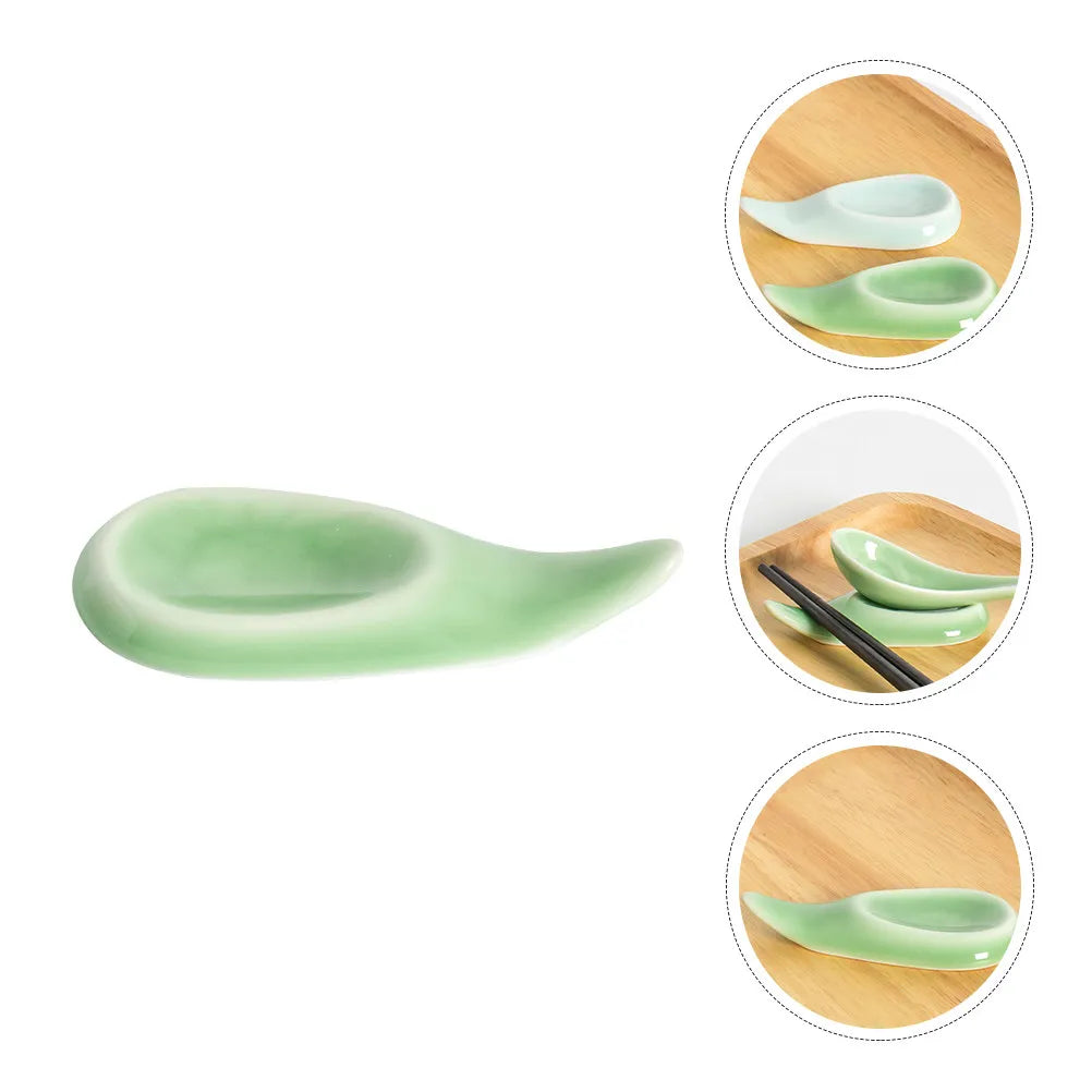 Ceramic Utensil Rest Premium Spoon Holder Secondary image