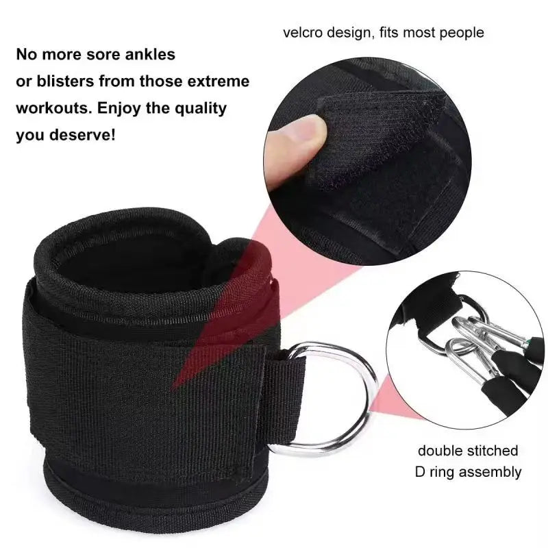6pcs Leg Resistance Bands Set for Glute Hip and Fitness Training
