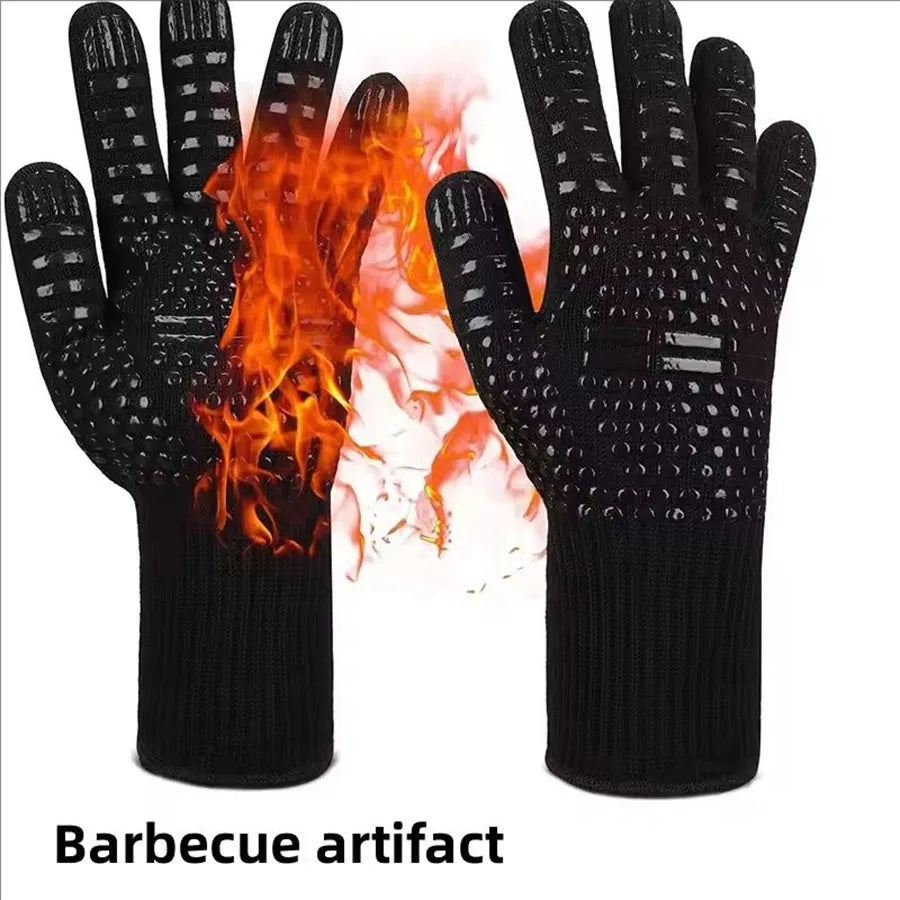 800°C Heat Resistant BBQ Gloves – Fireproof Oven & Grilling Mitts Main image