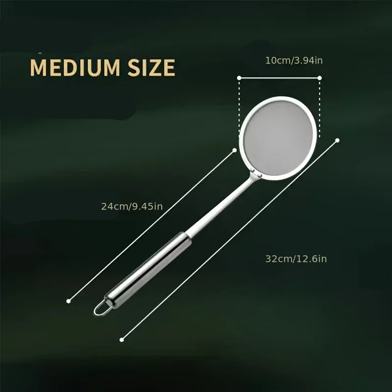 Stainless Steel Skimmer Spoon Fine Mesh Strainer