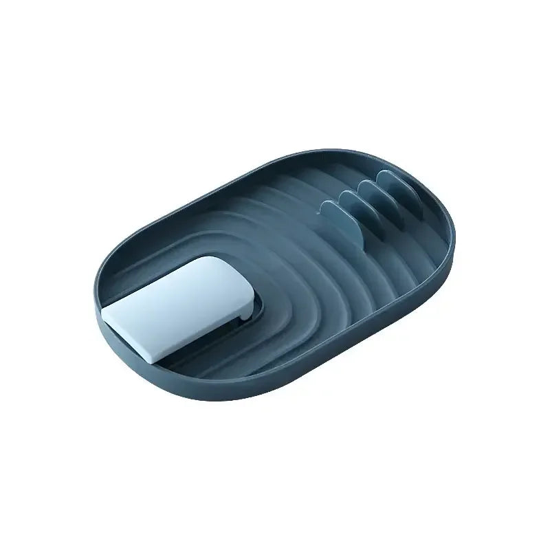 Foldable Spoon Rest & Pot Lid Holder Kitchen Organizer