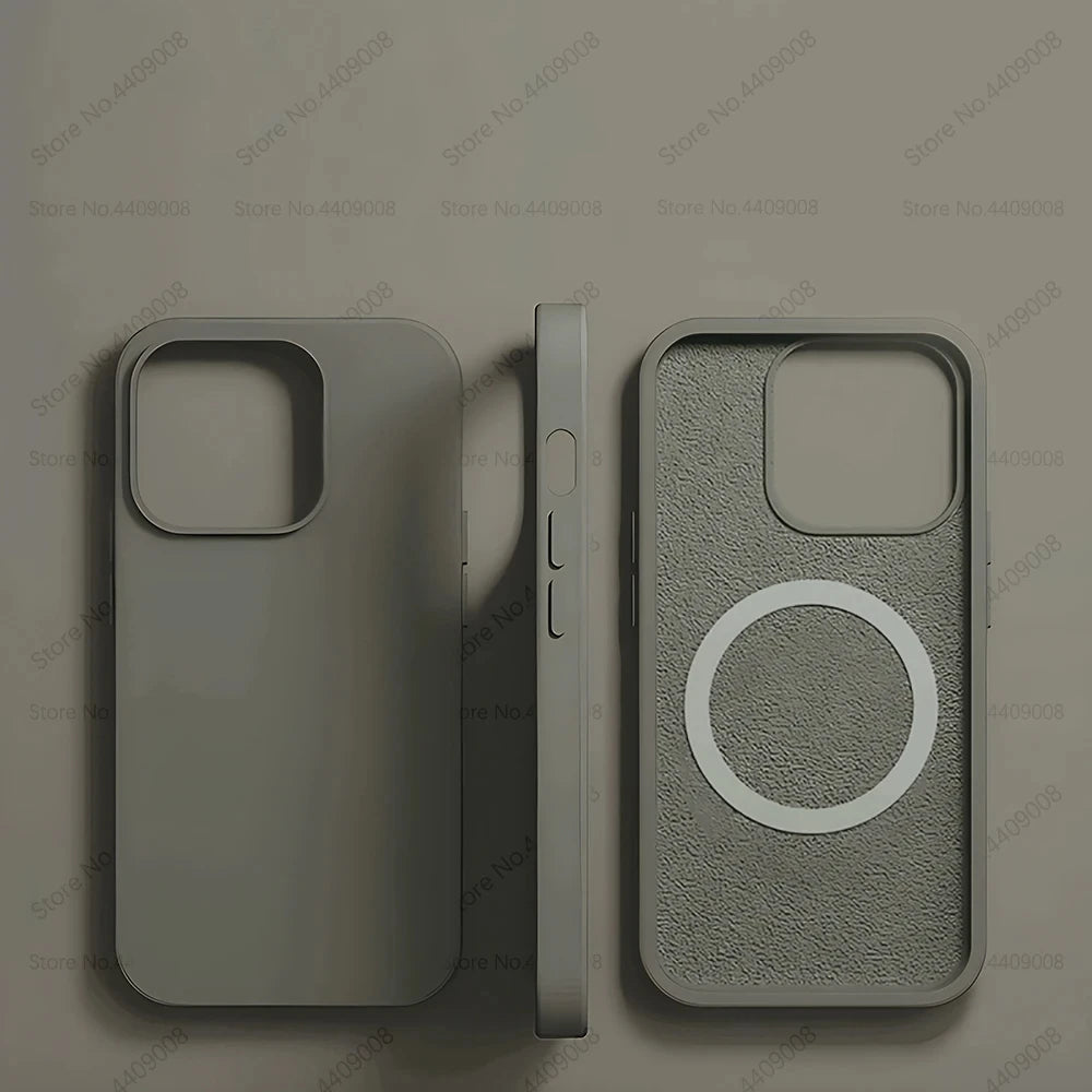 MagSafe Magnetic Silicone Case for iPhone 11 12 13 14 15 Pro Max