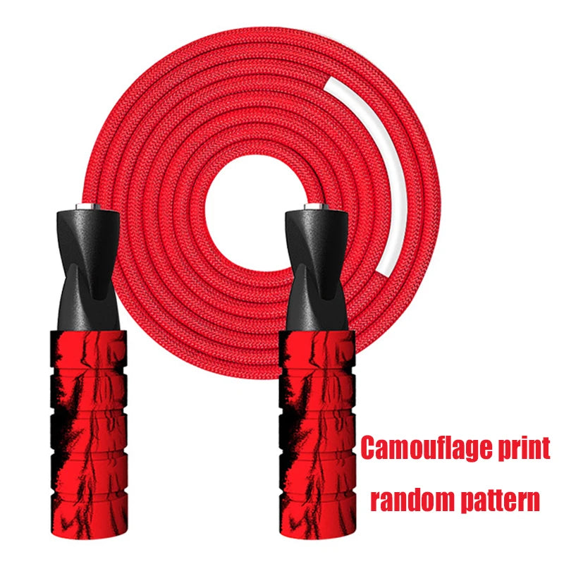 Professional Skipping Rope Thick Woven Bearing Speed Training Rope