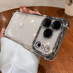 Shockproof iPhone Case | Electroplated Cover with Camera Protection