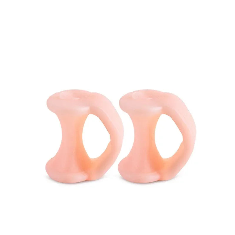 2pcs Silicone Toe Separators Bunion & Foot Care UK