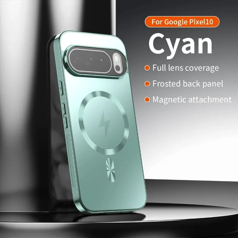 Magnetic Shockproof Matte Case For Google Pixel 10 Pro XL 9A 8A 7A