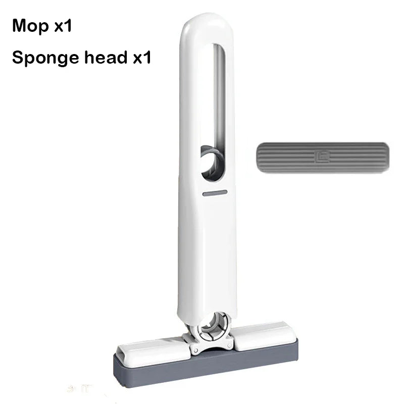 Mini Squeeze Mop Mini Mop Desk Kitchen Car Clean Tools Mops with Self-squeezing Folding Home Cleaning Floor Washing Mops