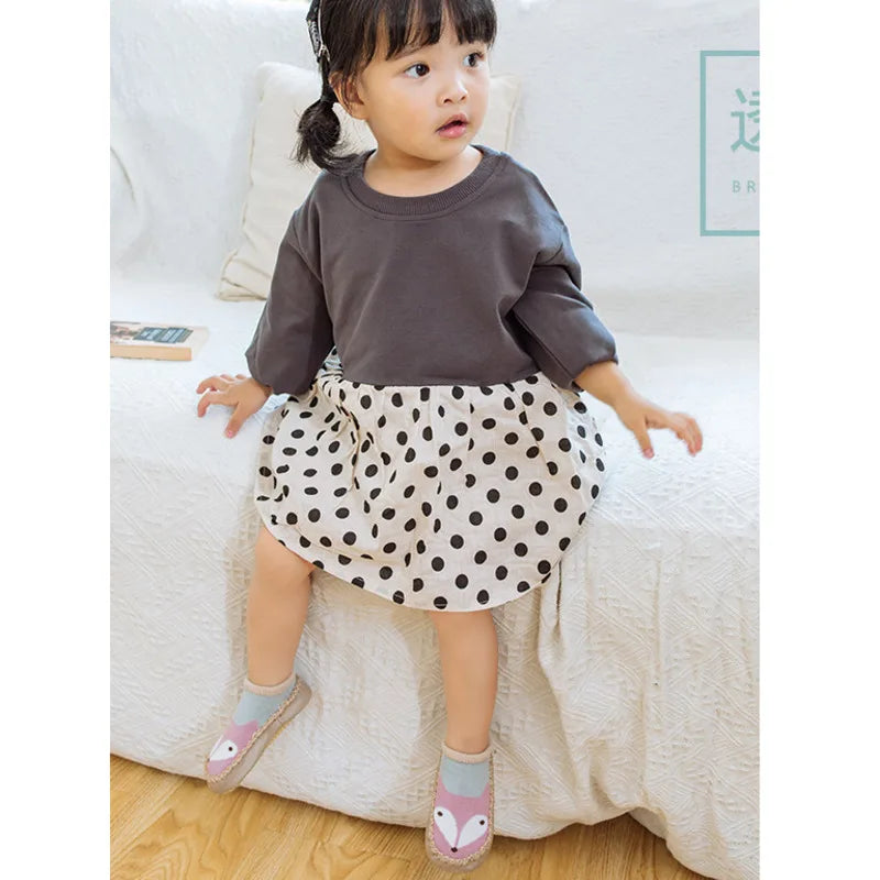 Baby Socks Slippers Rubber Sole Anti-Slip Indoor Shoes for Toddlers