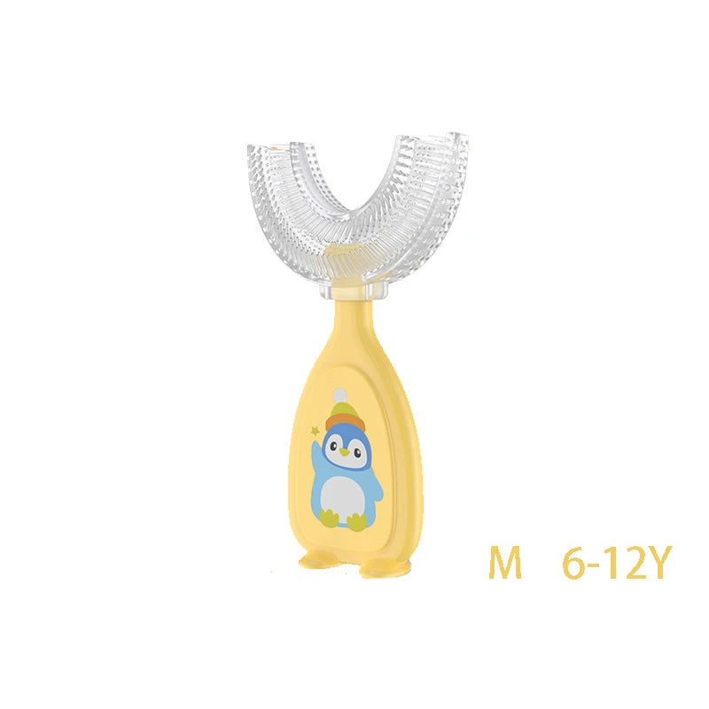 Kids 360° U Shape Toothbrush Soft Silicone Baby Teeth Brush