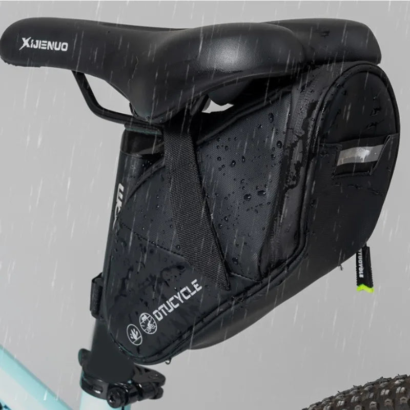 Waterproof Bike Saddle Bag Reflective Under Seat Cycling Pack