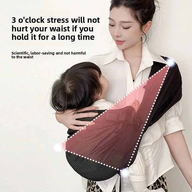 Portable Baby Sling Carrier Newborn Toddler Shoulder Backpack Wrap