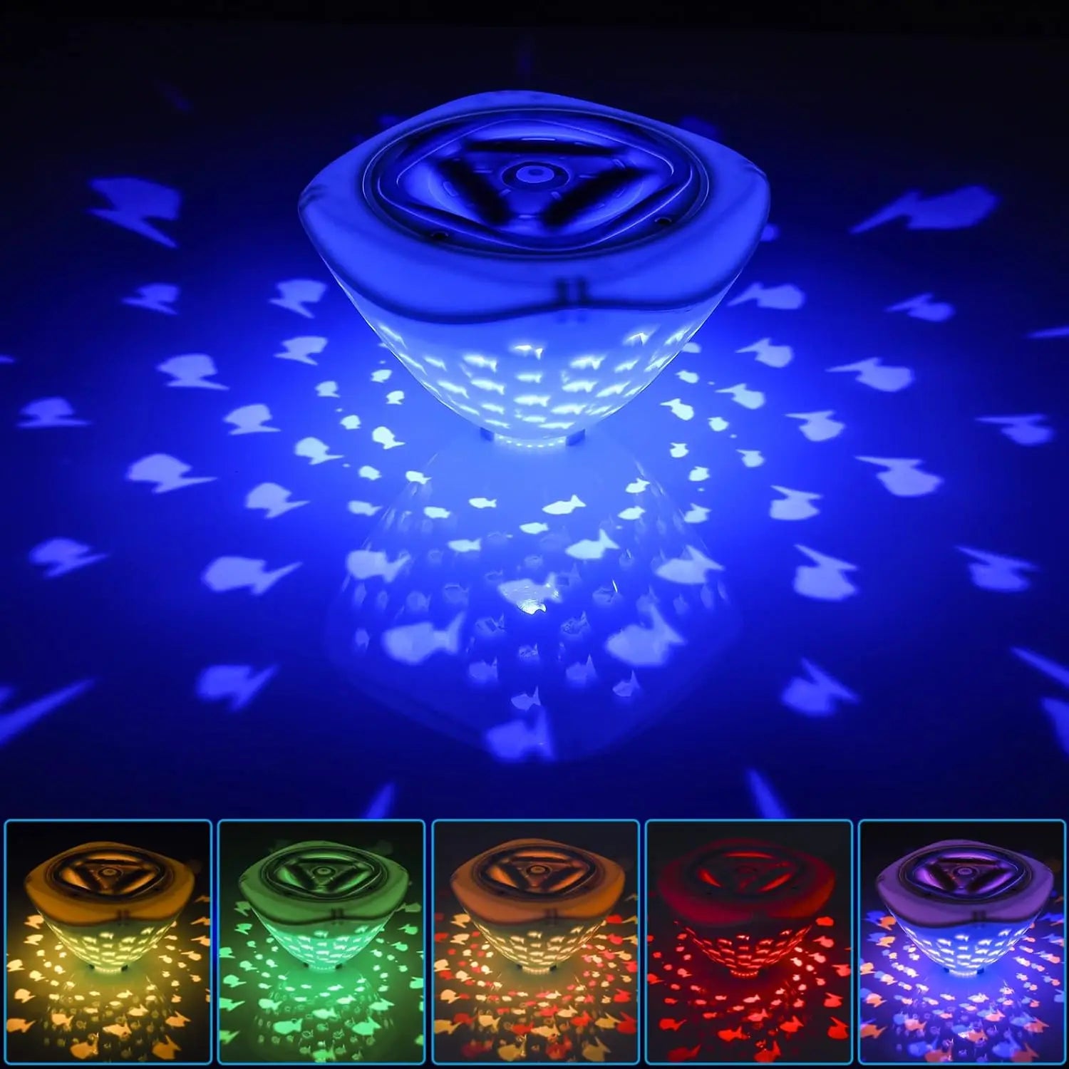 Floating Waterproof Pool Lights Colorful LED Spa Lamp
