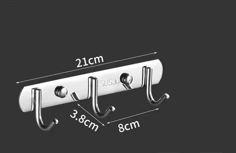 Stainless Steel Hook Rack