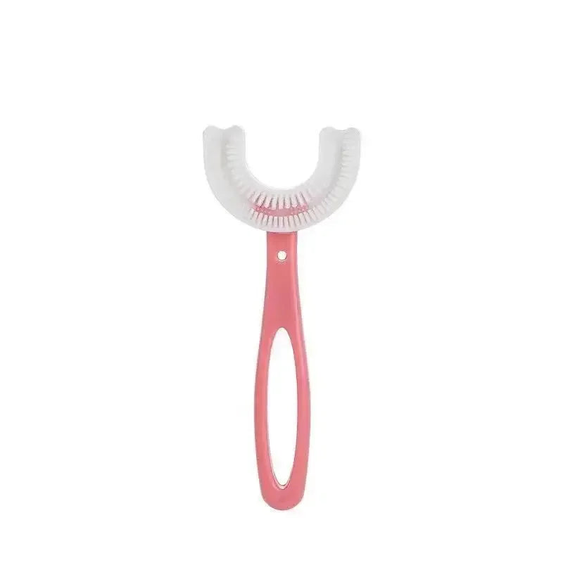 360° U Shape Baby Toothbrush Soft Silicone Kids Teeth Brush