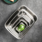 304 Stainless Steel Lunch Box Leakproof Bento Food Storage Travel Box