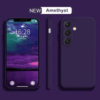 Liquid Silicone Camera Protection Case for Samsung Galaxy S24 S25 S26